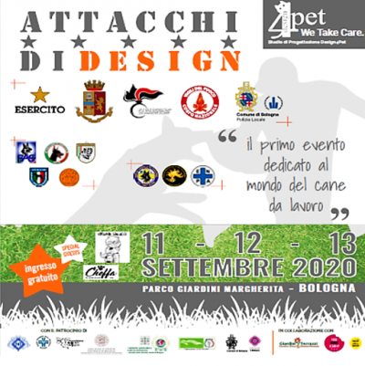 A BOLOGNA: Attacchi di Design, primo evento dedicato al mondo del Cane da Lavoro e al Cane da Utilità e Difesa,